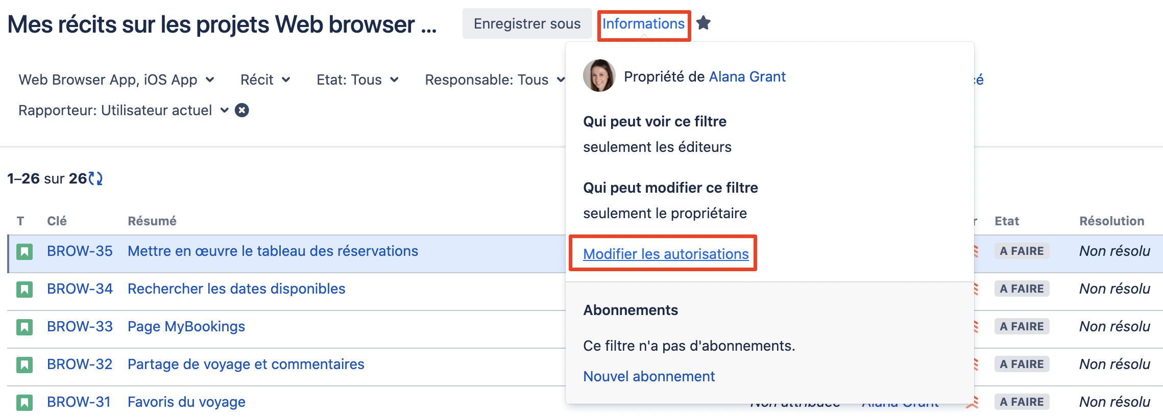 Comment partager son filtre Jira avec les autres utilisateurs ?