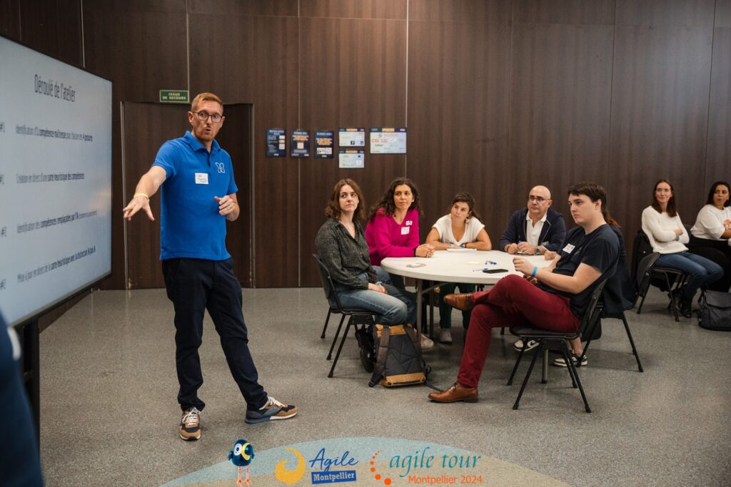 Conclusion de l’atelier sur les compétences IA par postures de Coach Agile (source : Agile Tour Montpellier)