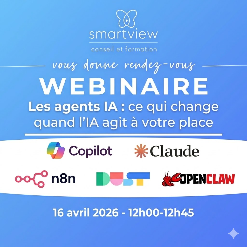 Webinaire Les agents IA : "Ce qui change quand l'IA agit à votre place"